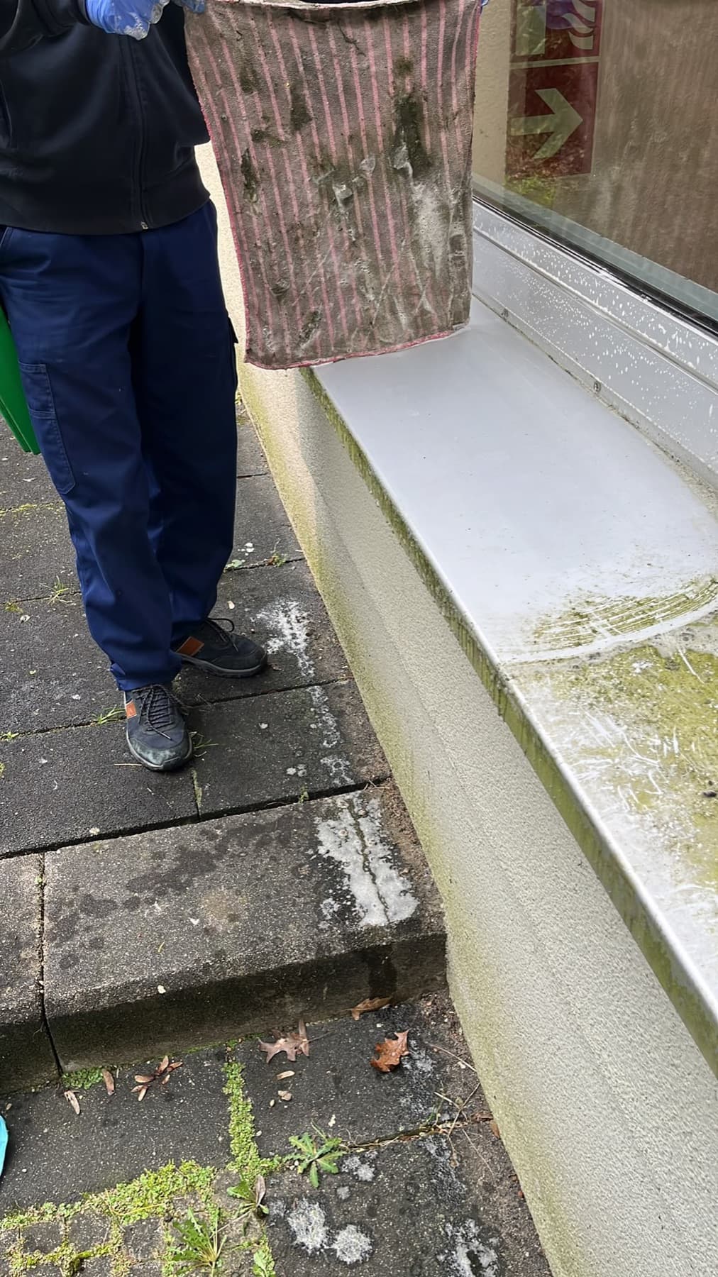 Ziegel- und Klinkerreinigung – Klinker und Mauerwerk an Fassade und Sockel: Grünbelag, Algen und Ausblühungen runter, ohne die Fugen auszuwaschen.